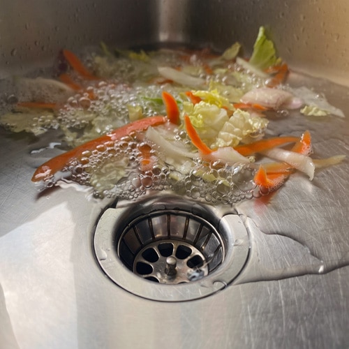 food-going-down-drain food scraps going down drain